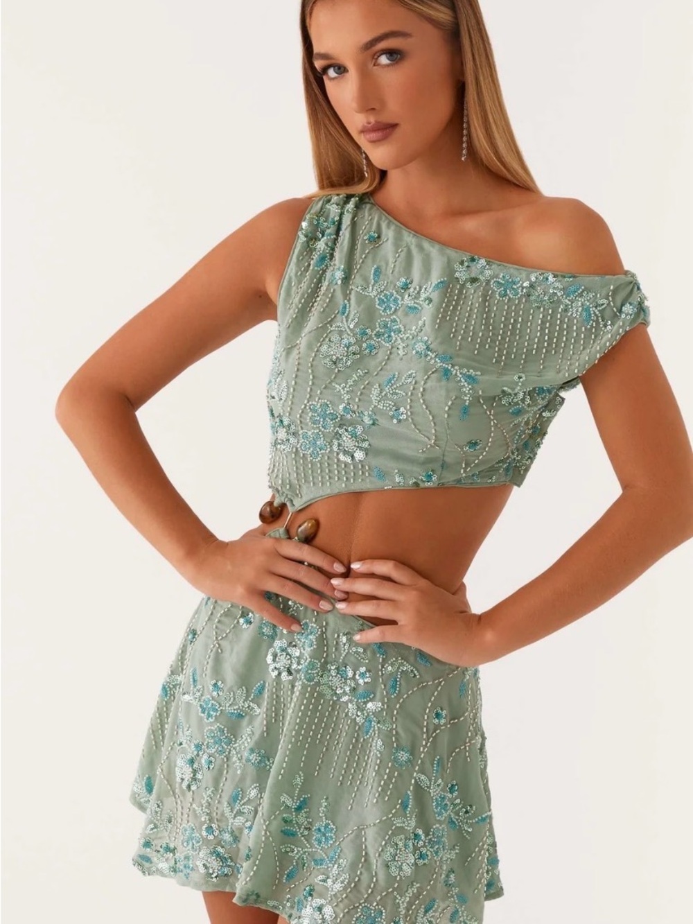 Peppermayo Aletta Sequin Mini Dress